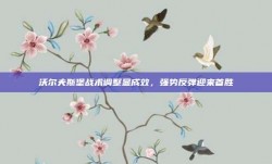 沃尔夫斯堡战术调整显成效，强势反弹迎来首胜