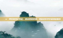 🌪️ 季后赛风云再起，盘点各路豪强，揭秘冠军争夺者神秘面纱