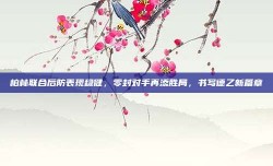 柏林联合后防表现稳健，零封对手再添胜局，书写德乙新篇章