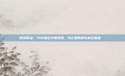 激情四溢！708粉丝齐聚现场，为心爱的球队疯狂加油🎉