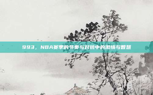 993，NBA赛季的节奏与对抗中的激情与智慧  第1张