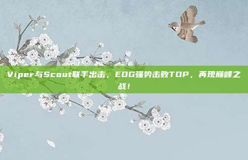 Viper与Scout联手出击，EDG强势击败TOP，再现巅峰之战！  第1张