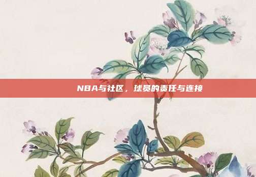 🌈 NBA与社区，球员的责任与连接  第1张