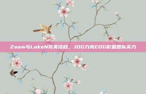 Zoom与LokeN完美搭档，JDG力克EDG彰显团队实力  第1张